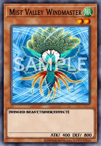 Mist Valley Windmaster, Yu-Gi-Oh! card, WIND