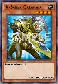 X-Saber Galahad, Yu-Gi-Oh! card, EARTH