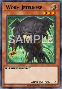 Worm Jetelikpse, Yu-Gi-Oh! card, LIGHT