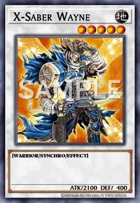 X-Saber Wayne, Yu-Gi-Oh! card, EARTH