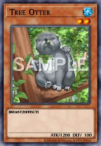 Tree Otter, Yu-Gi-Oh! card, WATER