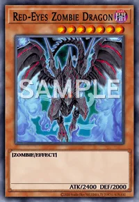 Red-Eyes Zombie Dragon, Yu-Gi-Oh! card, DARK