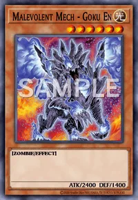 Malevolent Mech - Goku En, Yu-Gi-Oh! card, LIGHT