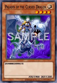 Paladin of the Cursed Dragon, Yu-Gi-Oh! card, LIGHT