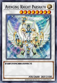 Avenging Knight Parshath, Yu-Gi-Oh! card, LIGHT