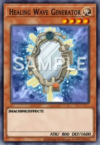Healing Wave Generator, Yu-Gi-Oh! card, LIGHT