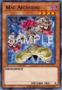 Mad Archfiend, Yu-Gi-Oh! card, DARK