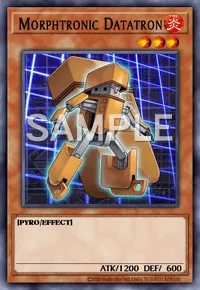 Morphtronic Datatron, Yu-Gi-Oh! card, FIRE