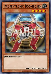 Morphtronic Boomboxen, Yu-Gi-Oh! card, EARTH