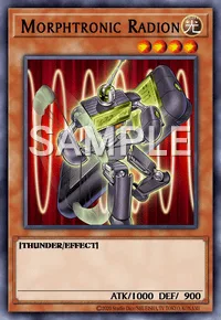 Morphtronic Radion, Yu-Gi-Oh! card, LIGHT