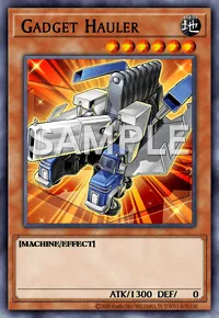 Gadget Hauler, Yu-Gi-Oh! card, EARTH