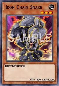 Iron Chain Snake, Yu-Gi-Oh! card, EARTH