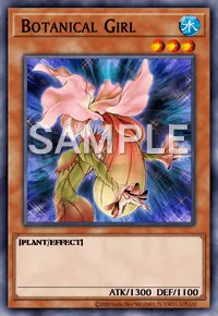 Botanical Girl, Yu-Gi-Oh! card, WATER