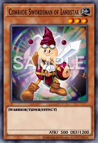 Comrade Swordsman of Landstar, Yu-Gi-Oh! card, EARTH