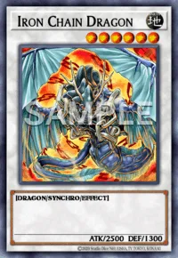 Iron Chain Dragon, Yu-Gi-Oh! card, EARTH