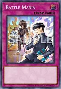 Battle Mania, Yu-Gi-Oh! card, TRAP