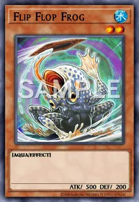 Flip Flop Frog, Yu-Gi-Oh! card, WATER