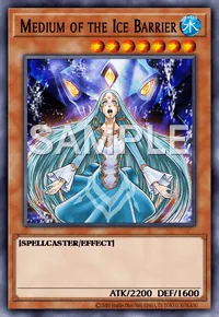 Medium of the Ice Barrier, Yu-Gi-Oh! card, WATER