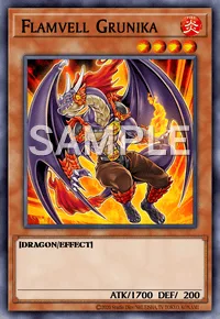 Flamvell Grunika, Yu-Gi-Oh! card, FIRE