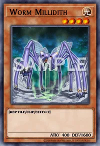 Worm Millidith, Yu-Gi-Oh! card, LIGHT