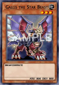 Gallis the Star Beast, Yu-Gi-Oh! card, EARTH