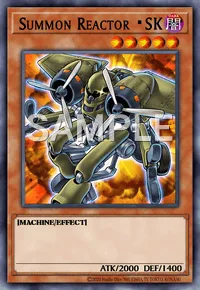 Summon Reactor ・SK, Yu-Gi-Oh! card, DARK