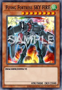 Flying Fortress SKY FIRE, Yu-Gi-Oh! card, WIND