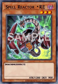 Spell Reactor ・RE, Yu-Gi-Oh! card, DARK