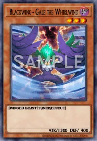 Blackwing - Gale the Whirlwind, Yu-Gi-Oh! card, DARK
