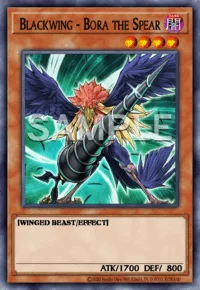 Blackwing - Bora the Spear, Yu-Gi-Oh! card, DARK