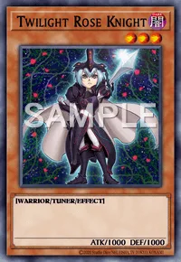 Twilight Rose Knight, Yu-Gi-Oh! card, DARK