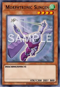 Morphtronic Slingen, Yu-Gi-Oh! card, WIND