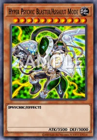 Hyper Psychic Blaster/Assault Mode, Yu-Gi-Oh! card, EARTH
