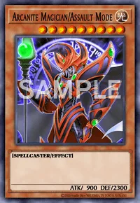 Arcanite Magician/Assault Mode, Yu-Gi-Oh! card, LIGHT