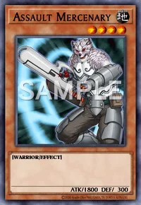 Assault Mercenary, Yu-Gi-Oh! card, EARTH