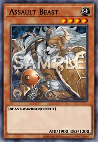 Assault Beast, Yu-Gi-Oh! card, EARTH