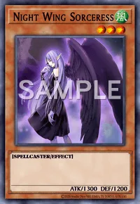 Night Wing Sorceress, Yu-Gi-Oh! card, WIND