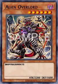 Alien Overlord, Yu-Gi-Oh! card, DARK
