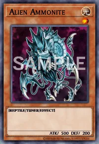 Alien Ammonite, Yu-Gi-Oh! card, LIGHT