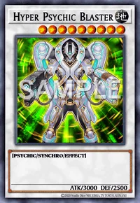 Hyper Psychic Blaster, Yu-Gi-Oh! card, EARTH