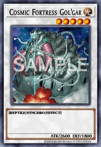 Cosmic Fortress Gol'gar, Yu-Gi-Oh! card, LIGHT