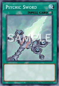 Psychic Sword, Yu-Gi-Oh! card, SPELL