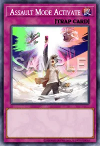 Assault Mode Activate, Yu-Gi-Oh! card, TRAP
