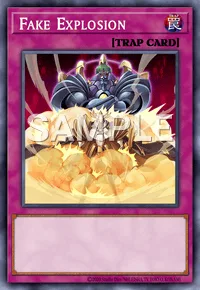 Fake Explosion, Yu-Gi-Oh! card, TRAP
