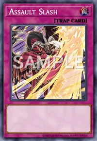 Assault Slash, Yu-Gi-Oh! card, TRAP