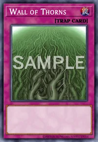 Wall of Thorns, Yu-Gi-Oh! card, TRAP
