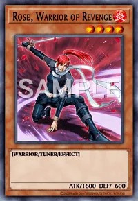 Rose, Warrior of Revenge, Yu-Gi-Oh! card, FIRE