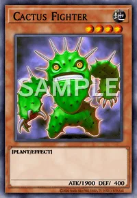 Cactus Fighter, Yu-Gi-Oh! card, EARTH