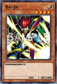 Rai-Jin, Yu-Gi-Oh! card, LIGHT
