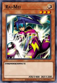 Rai-Mei, Yu-Gi-Oh! card, LIGHT